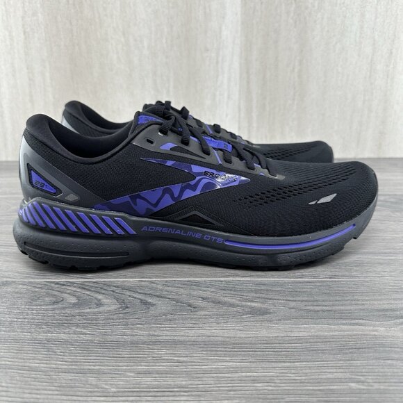 Brooks Adrenaline GTS 23 Size Mens Black Purple Athletic